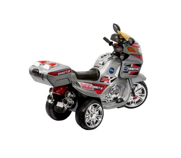 Moto Elétrica Infantil TR1002SC Speed Cinza e Laranja 3km/h