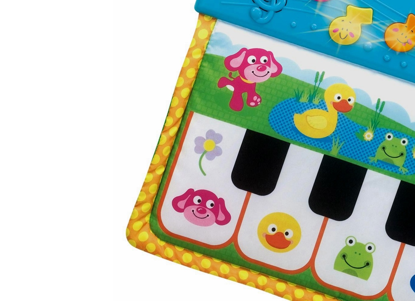 Piano Teclado Baby Fazendinha com Luz Músicas e Sons Animais – Seu