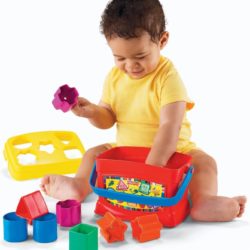 Balde Primeiros Blocos - Fisher Price