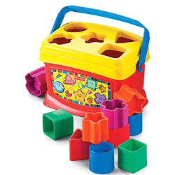 Balde Primeiros Blocos - Fisher Price